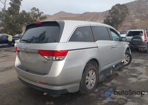 2014 Honda Odyssey Ex-L z USA, uszkodzony, nr VIN 5FNRL5H62EB024989